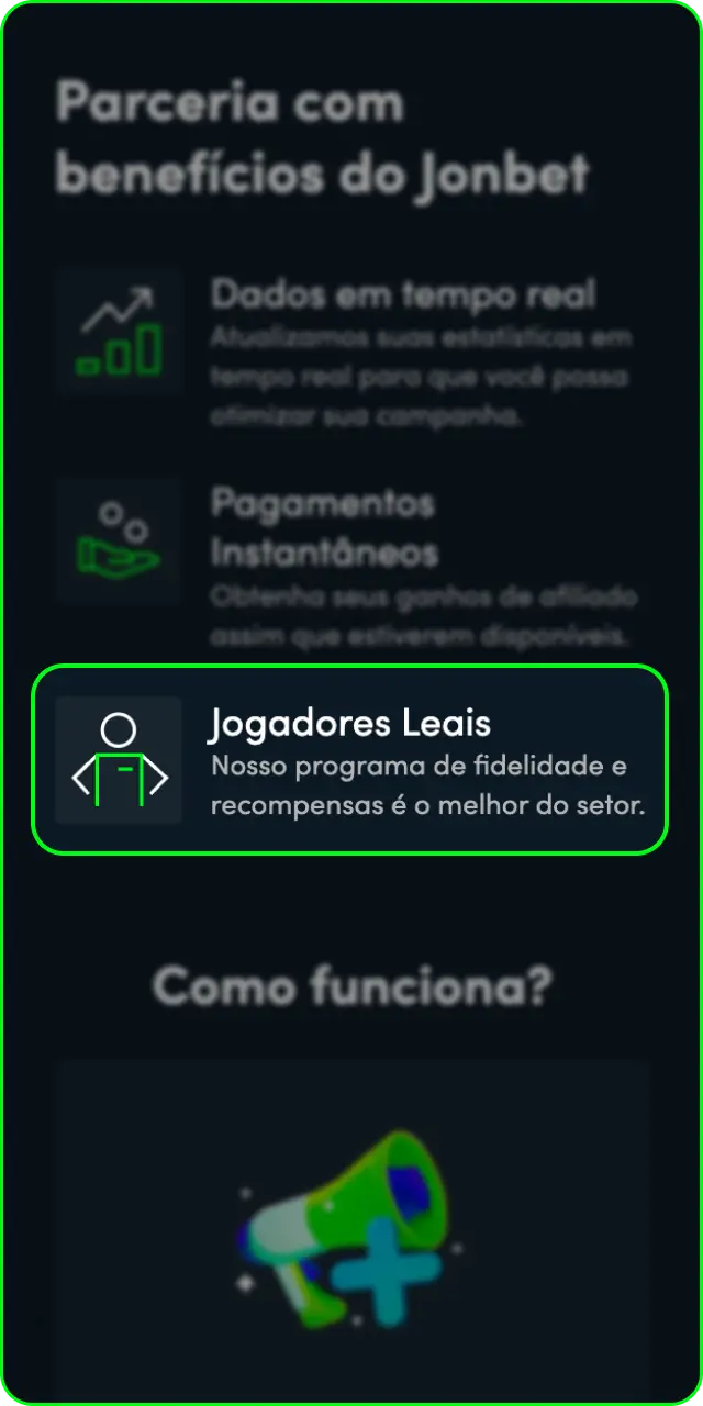 Comece a divulgar a marca e lucre com o Programa de Afiliados Jonbet.