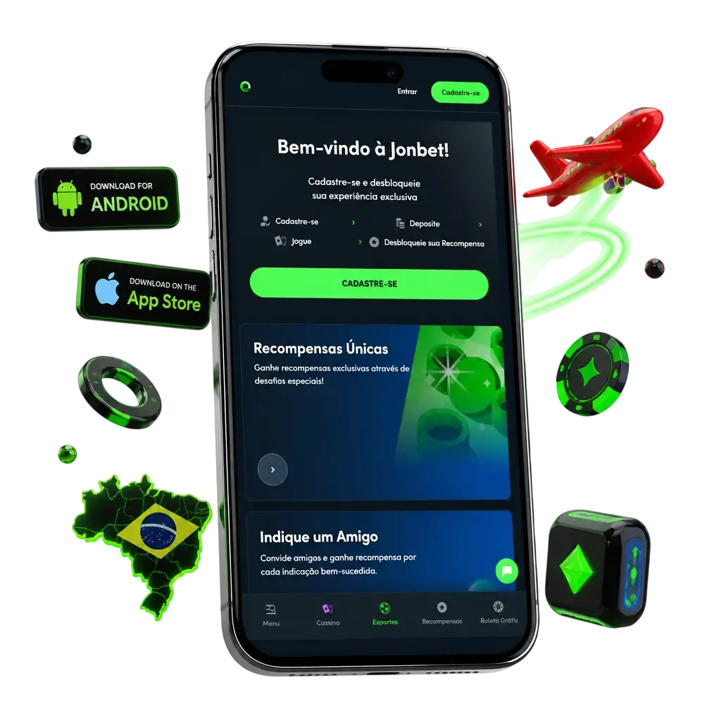 Jogue Aviator no app móvel da Jonbet: transmissão a 60fps, saques rápidos e suporte 24h no Android e iOS.