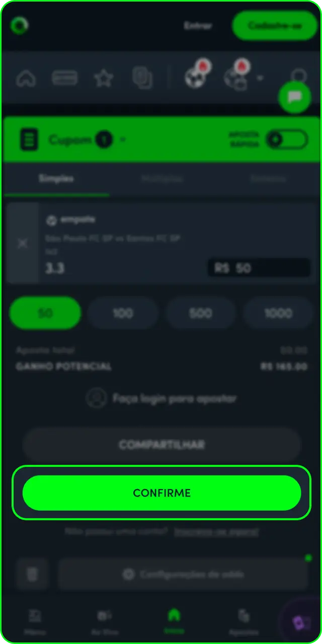 Confirme a aposta no sistema e divirta-se na Jonbet.